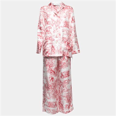 dior silk pajamas.